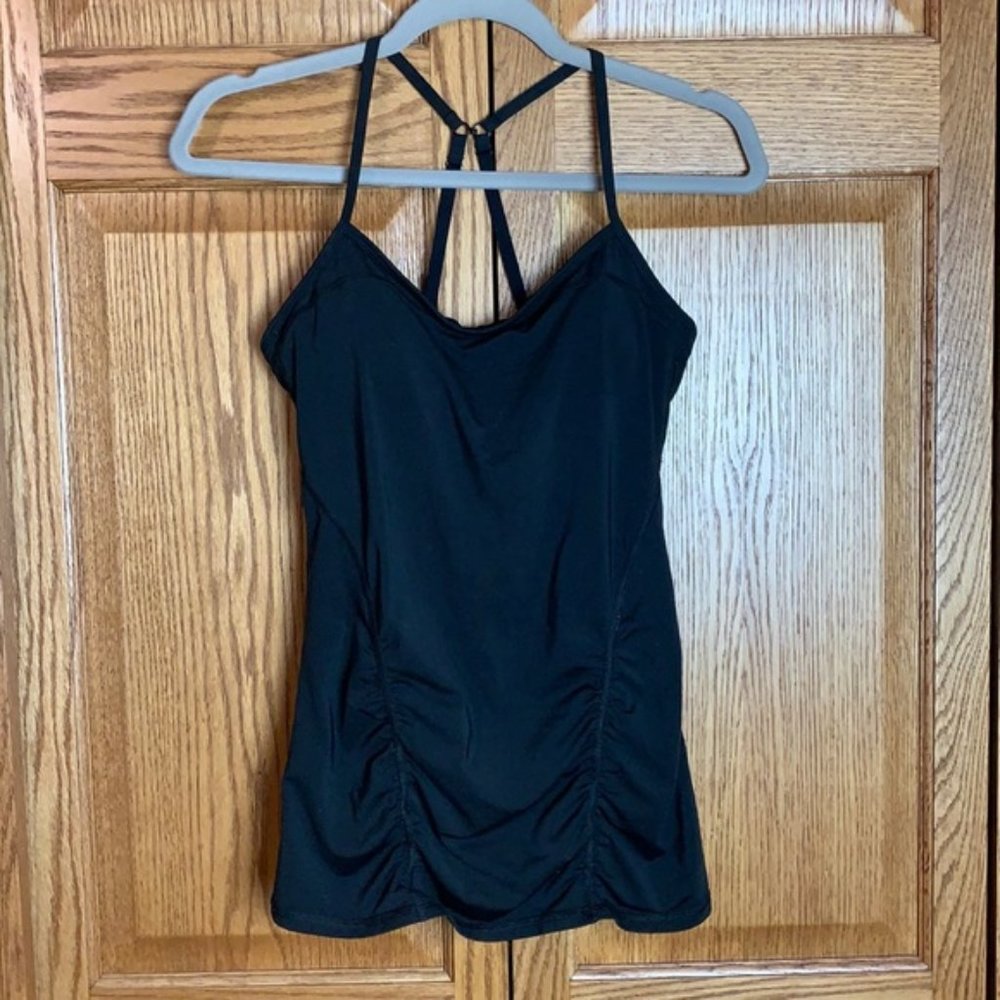 Zella black padded workout tank